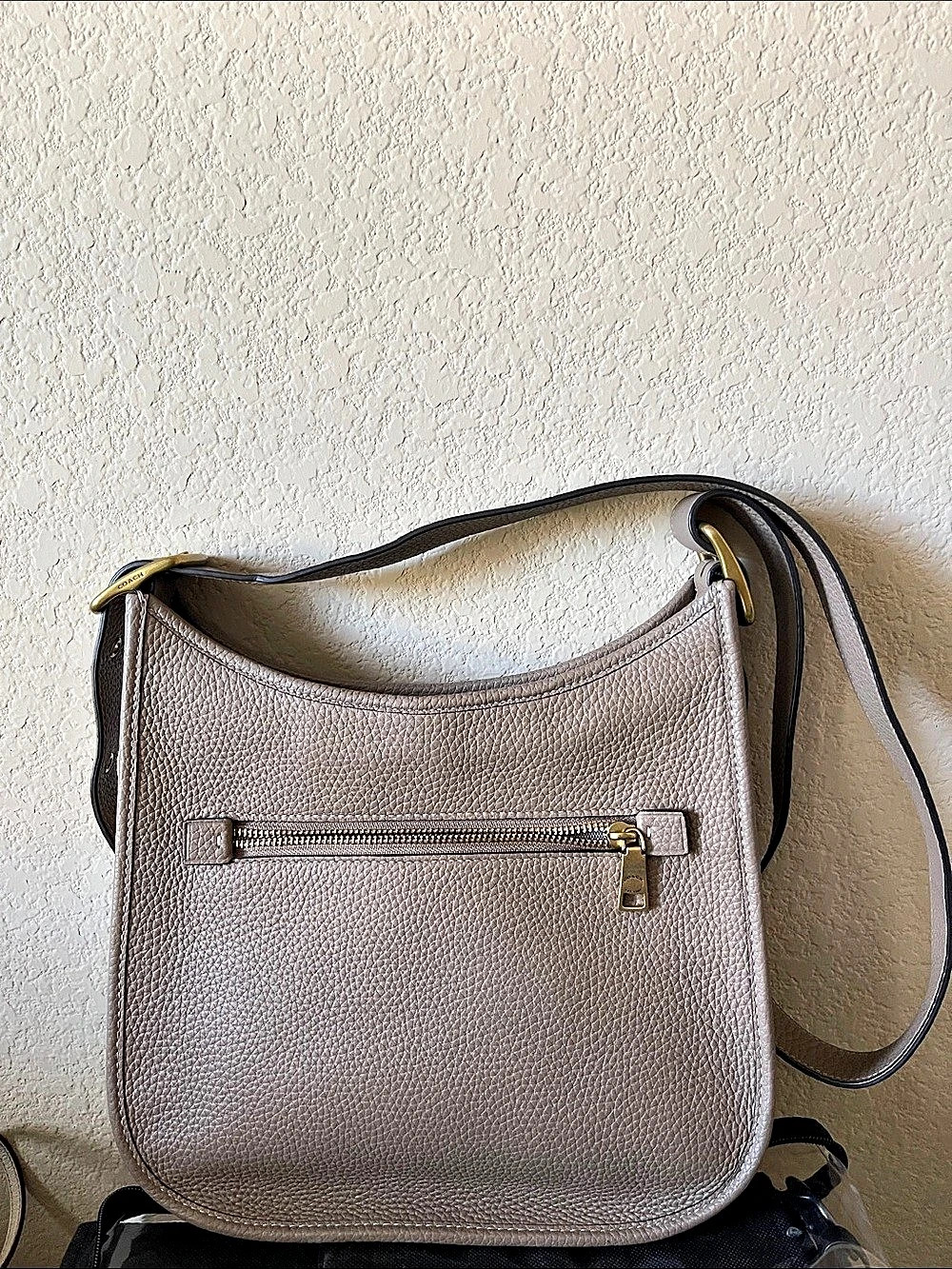 Coach Emery Crossbody Taupe Shoulder Bag in great condition .